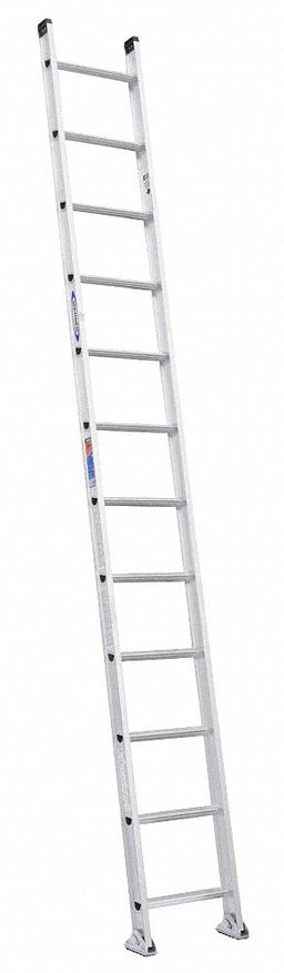 Ladder 12 ft.H 18-1/8 In W Aluminum