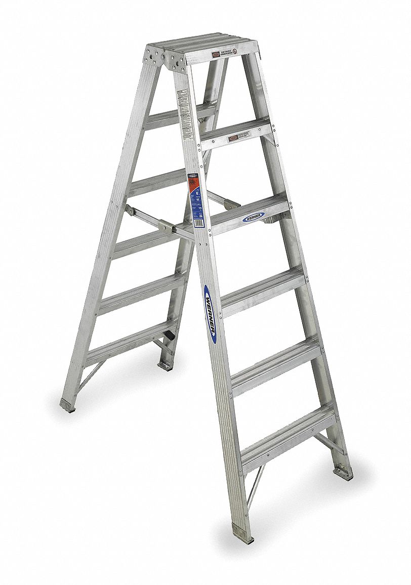 Twin Stepladder Aluminum IA 6 ft T370