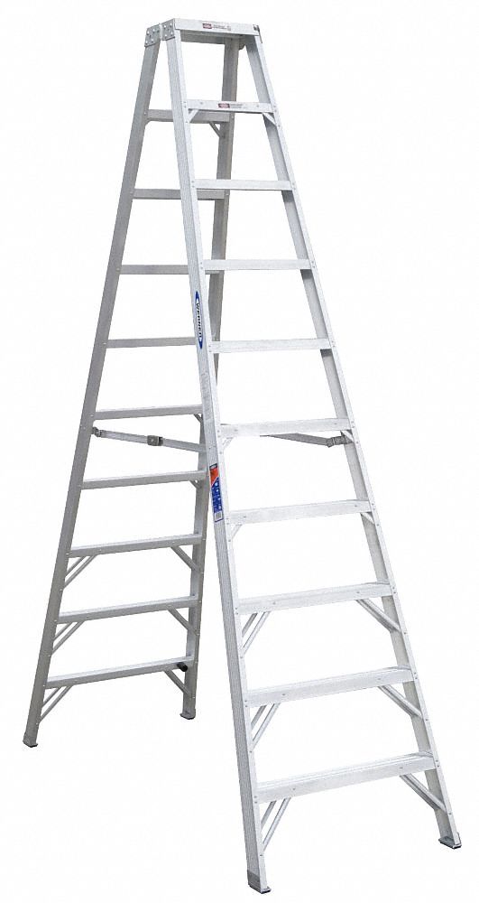 Twin Stepladder Aluminum IA 10 ft T370