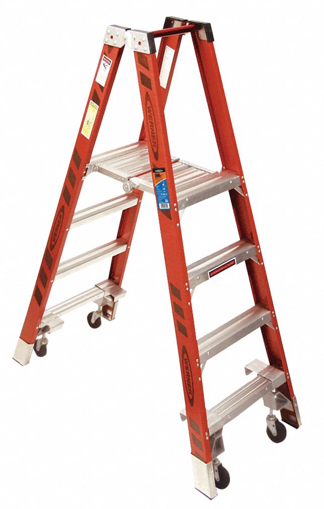 Twin Platform Stepladder 4 ft FGL 300 lb