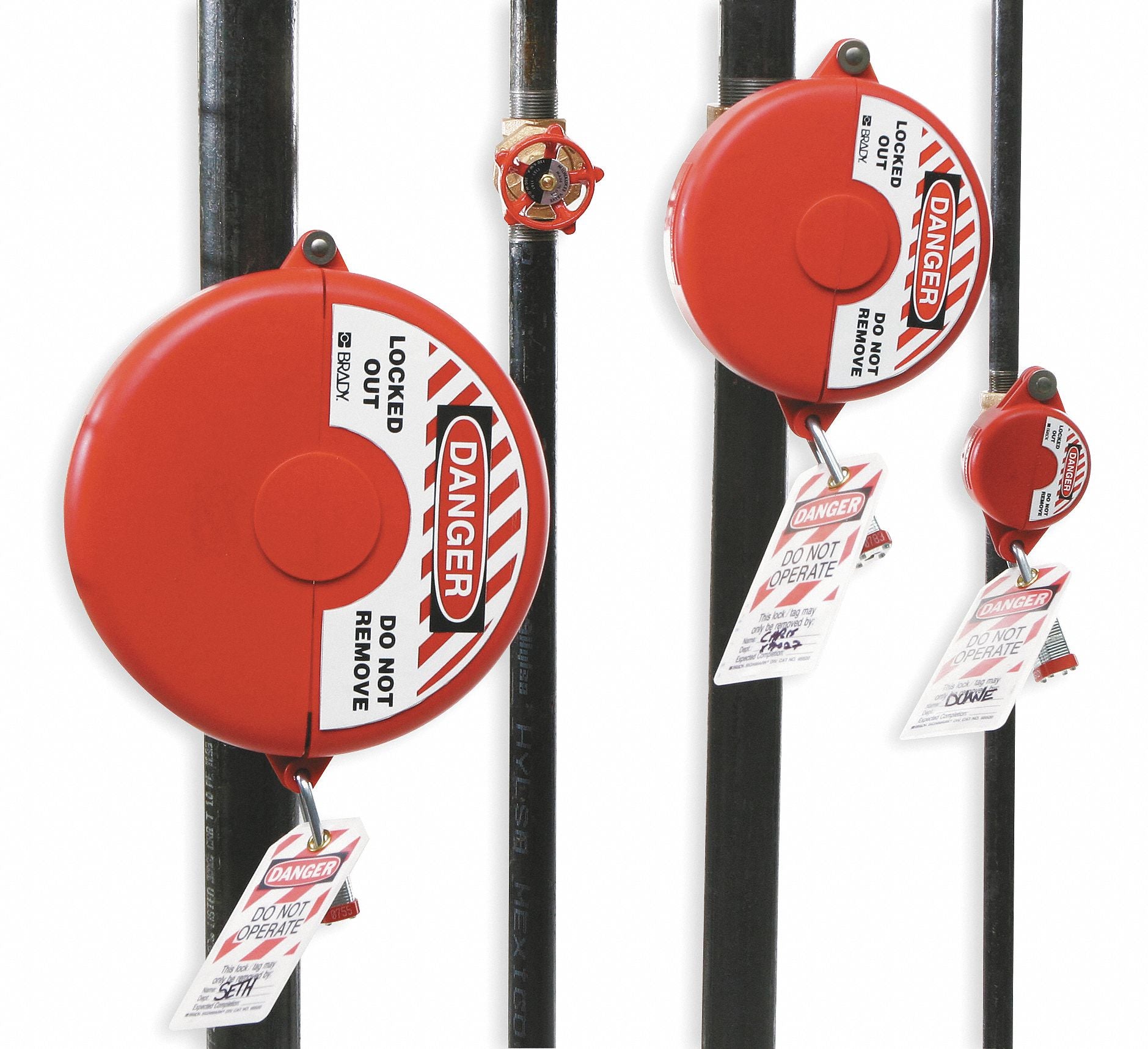 Gate Valve Lockout Fits Sz 1 to 2-1/2