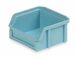Hang and Stack Bin Light Blue PP 2 in
