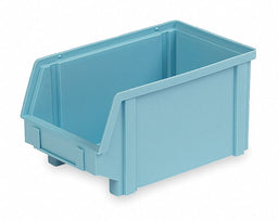Hang and Stack Bin Light Blue PP 6 in