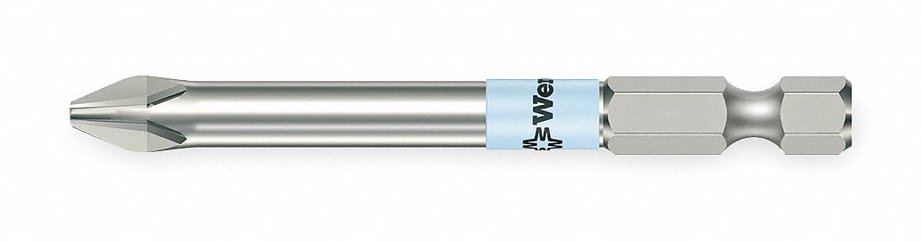 Power Bit SAE 1/4 Hex #2 3-1/2 SS