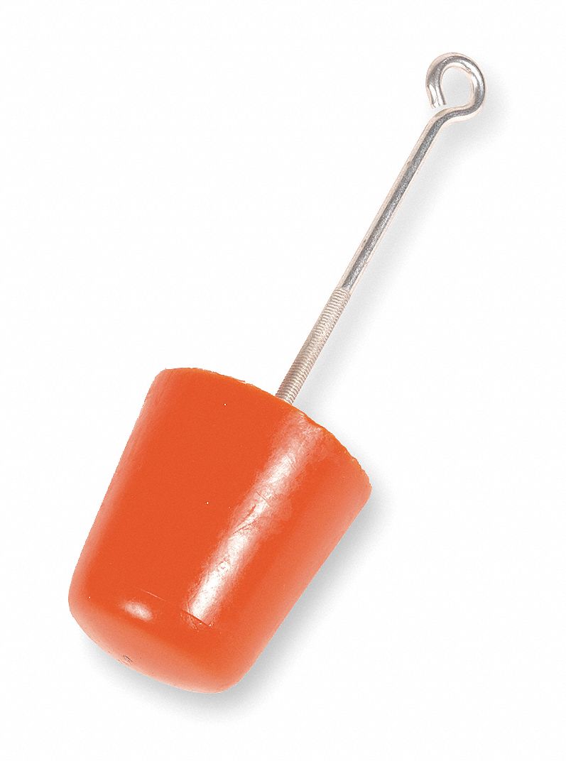 Drain Plug Orange 6 In