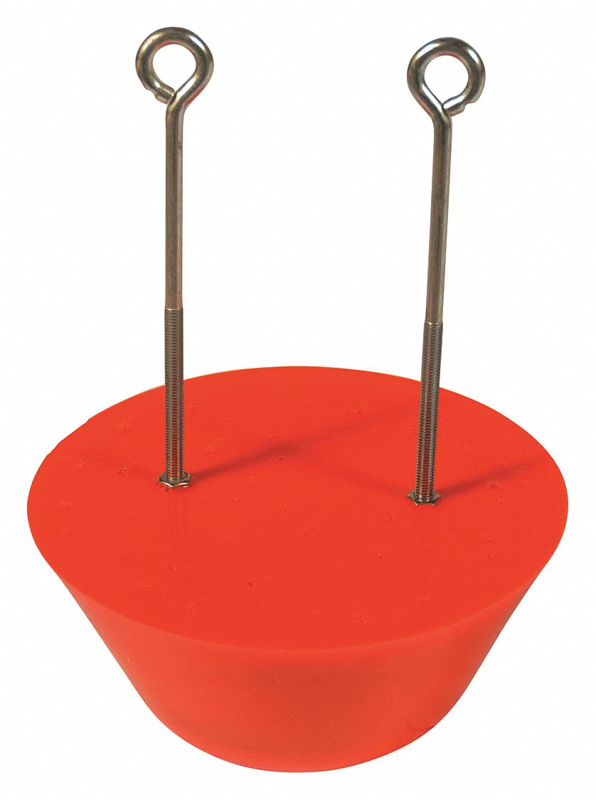 Drain Plug Orange 10 In