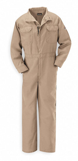 D1688 Flame-Resistant Coverall Tan L HRC1