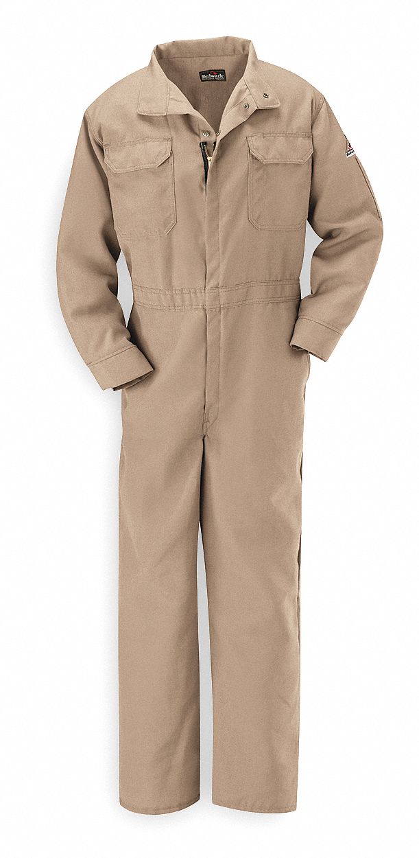 D1688 Flame-Resistant Coverall Tan 3XL HRC1