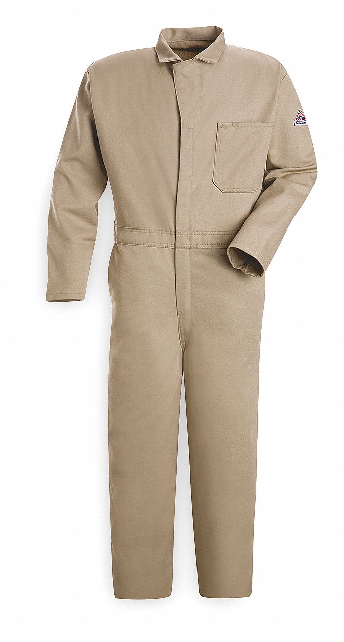 D1685 FR Contractor Coverall Khaki 4XL HRC2