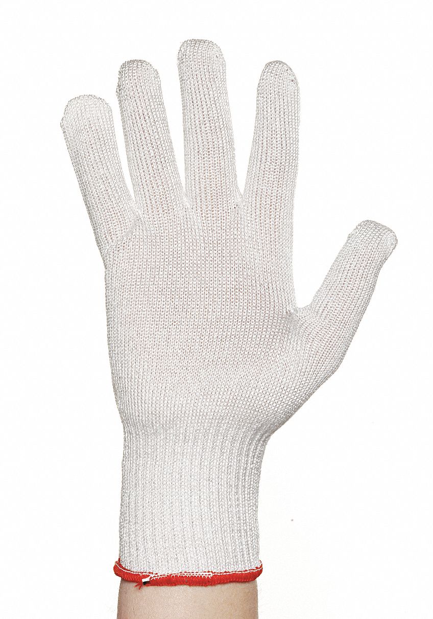 Uncoated Glove White 7