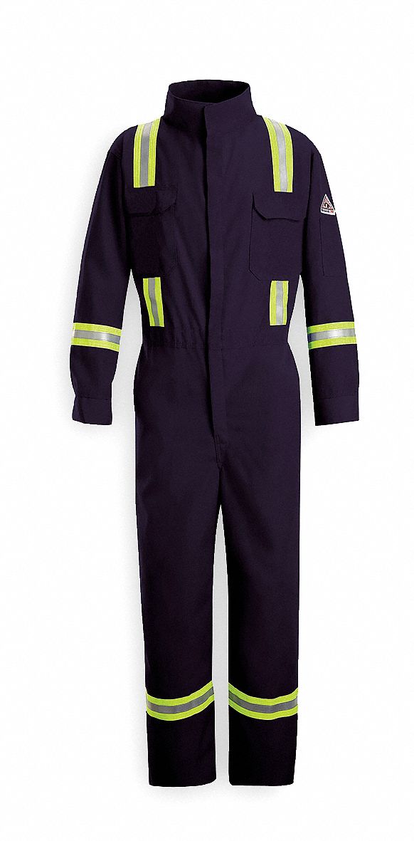 H0471 FR Coverall Reflective Trim Navy L HRC1