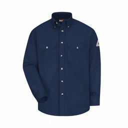 D1295 FR Long Sleeve Shirt Navy XL Button