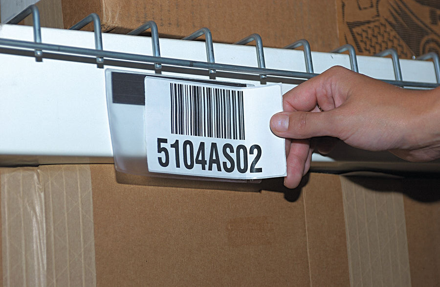 Label Holder Clear Matte Slide-In PK25