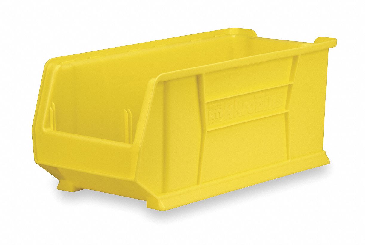 D5557 Super Size Bin Yellow Plastic 10 in