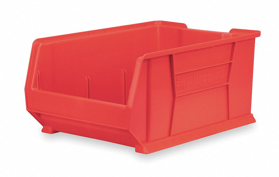 D5562 Super Size Bin Red Plastic 11 in
