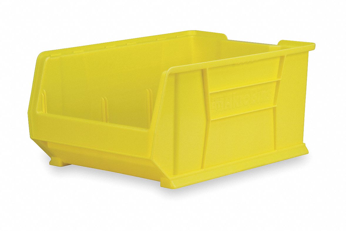 D5558 Super Size Bin Yellow Plastic 11 in
