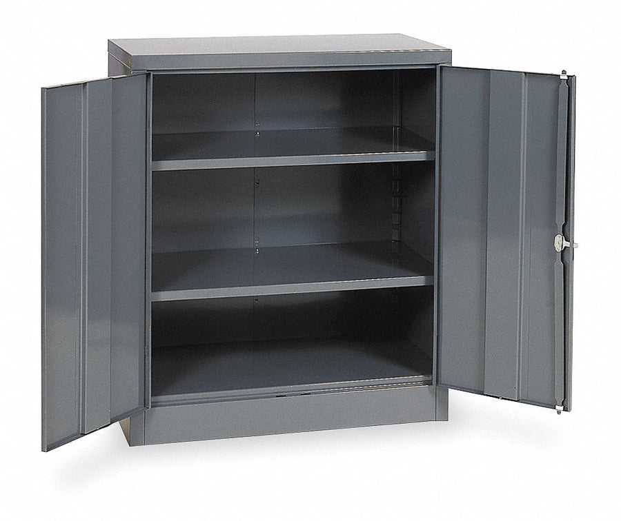 Storage Cabinet 42 x36 x18 Gray 2Shlv