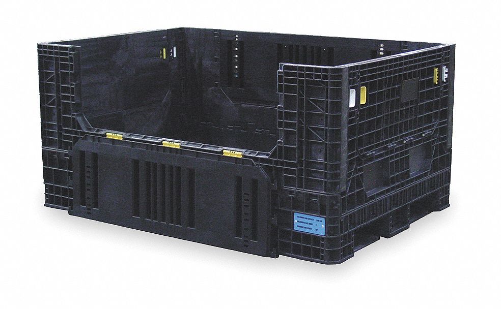 Clps Bulk Ctr Black Solid 70 in