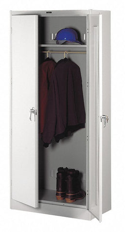 Storage Cabinet 78 x36 x18 LtGry 1Shlv
