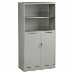 Storage Cabinet 72 in H Light Gray