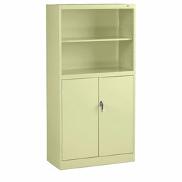 Storage Cabinet 72 in H Putty