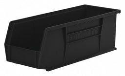 F8659 Hang and Stack Bin Black Plastic 5 in