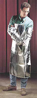 Bib Apron Aluminized 30 in L 24 in W
