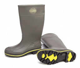 D0378 Rubber Boot Men s 9 Knee Gray PR
