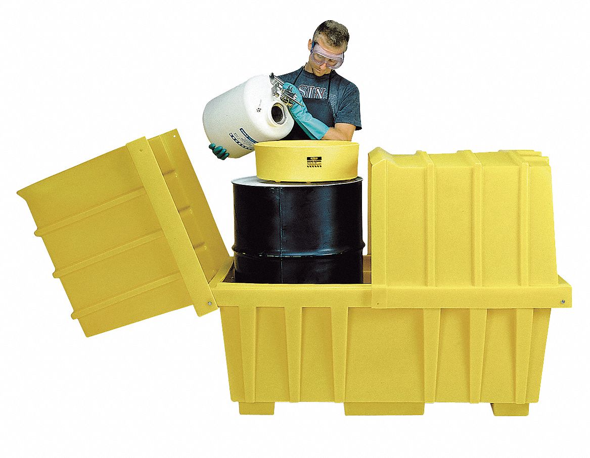Covered Drum Spill Containment 46 in H