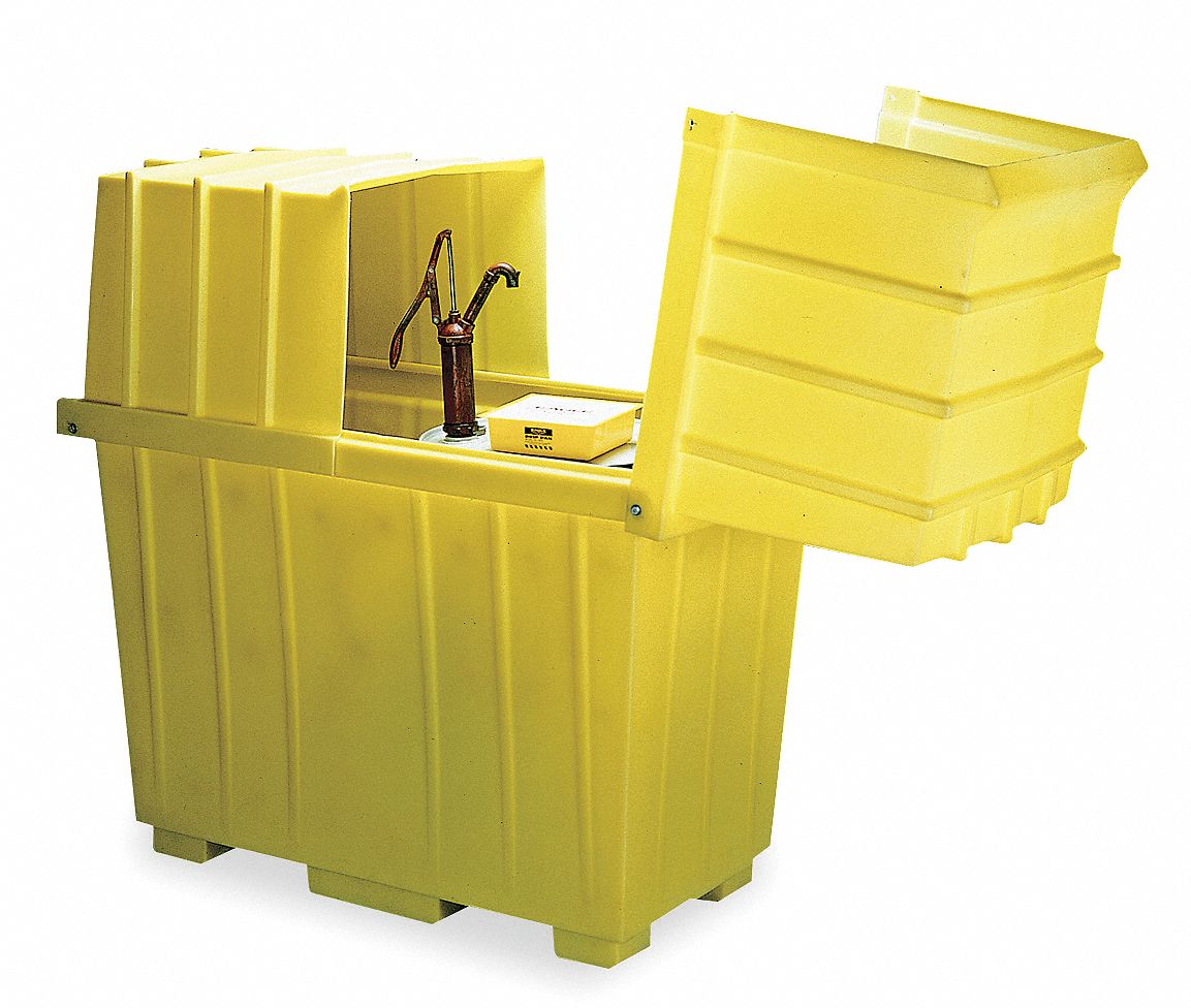 Covered Drum Spill Containment 64 in H