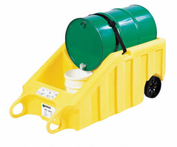 Indoor Dispensing Dolly Yellow 70 Gal