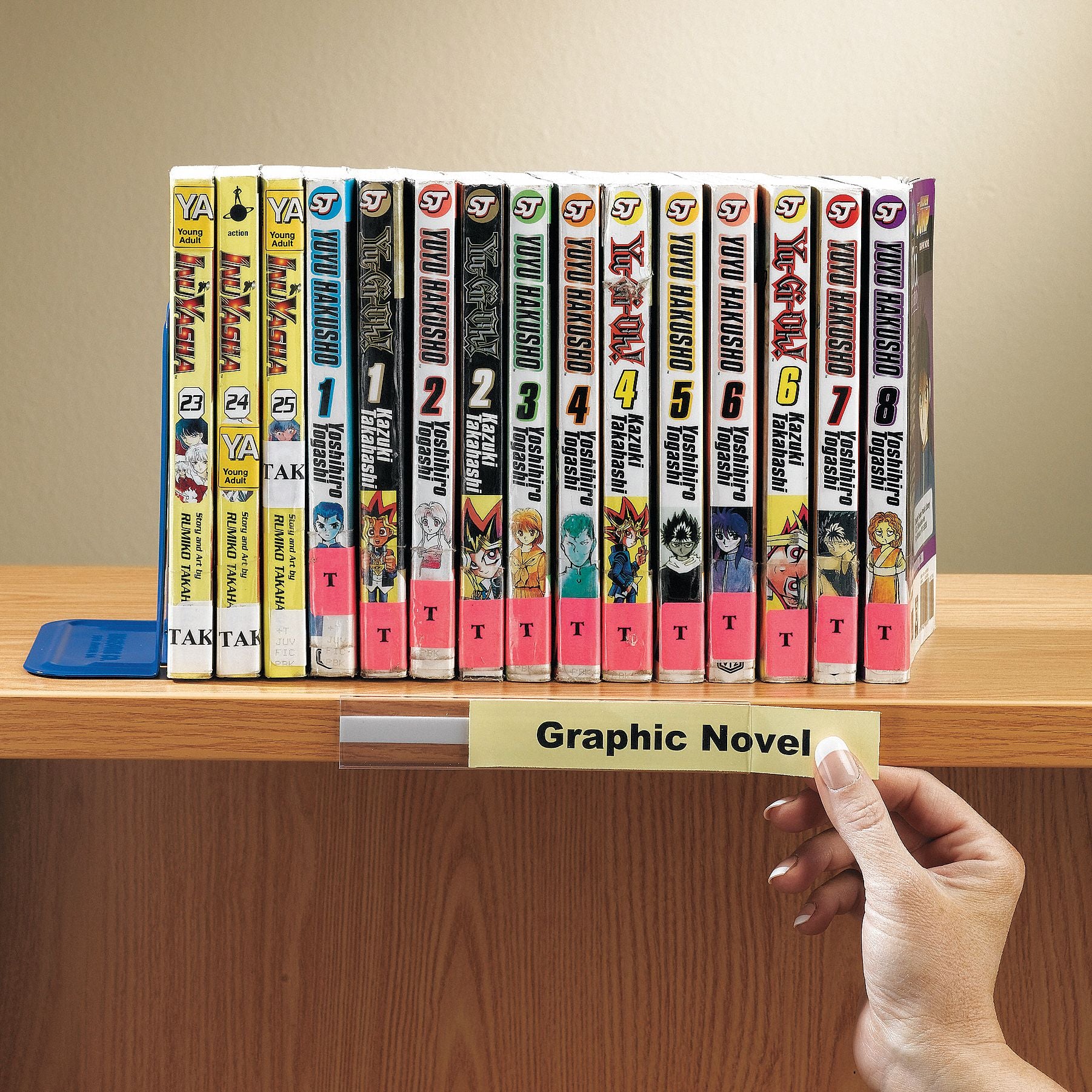 Label Holder Clear Matte PK12