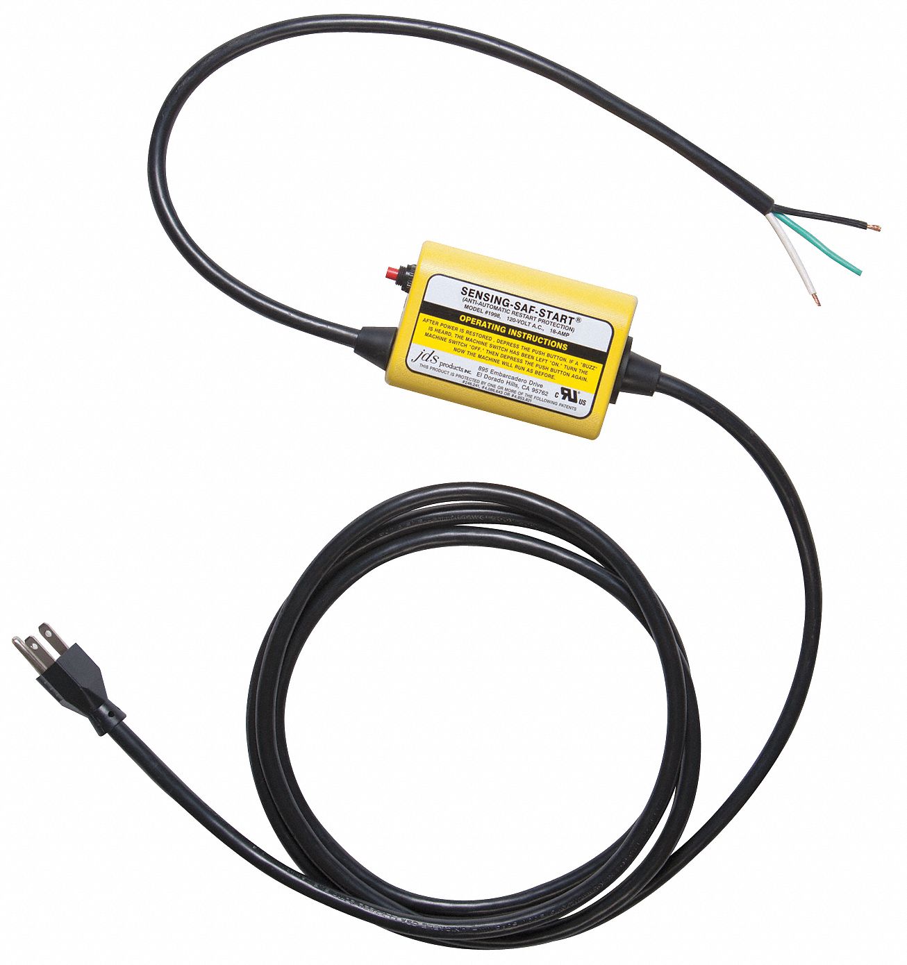 Anti-Restart 5-15P Bare 9.6ft 120VAC 15A