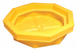 Drum Tray 22.8 gal Dia 32in Yellow