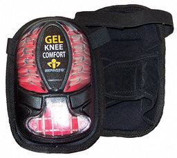 Knee Pad UNIV Hook/Loop Black/Clear PR