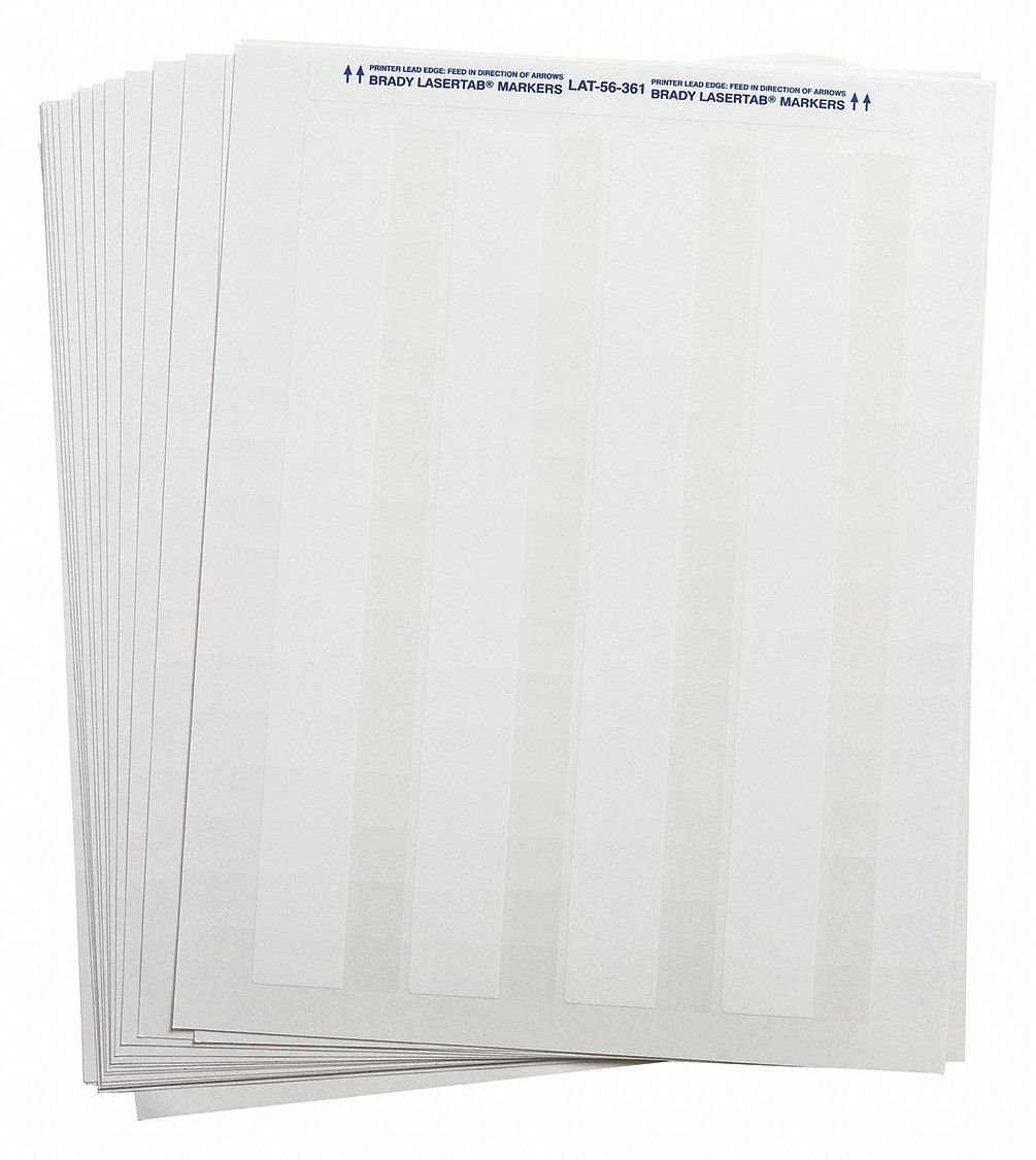 Label 1-5/8 in W Polyester PK39