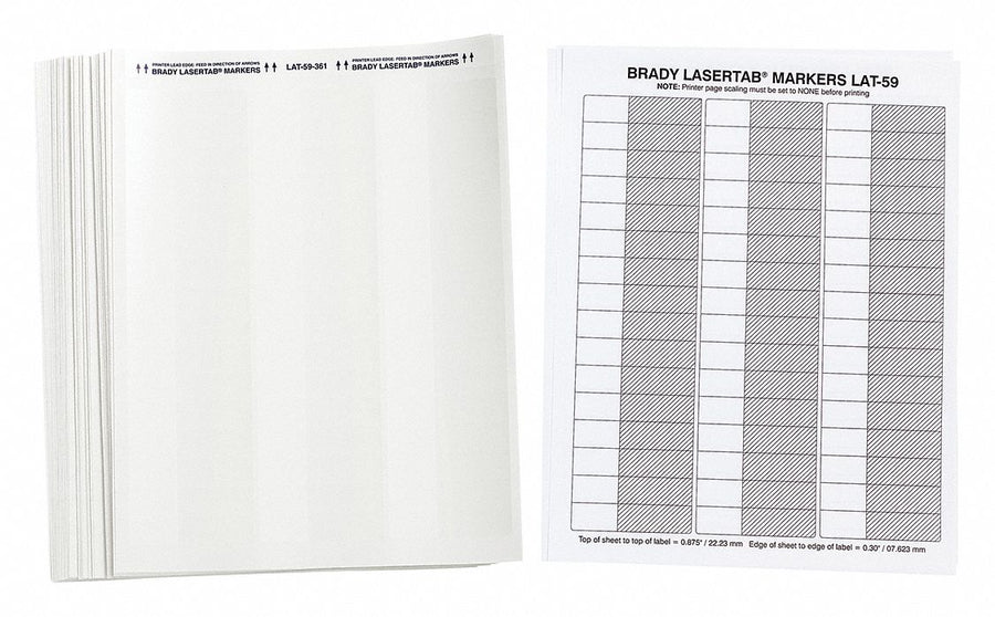Label 3/5 in W Polyester PK56
