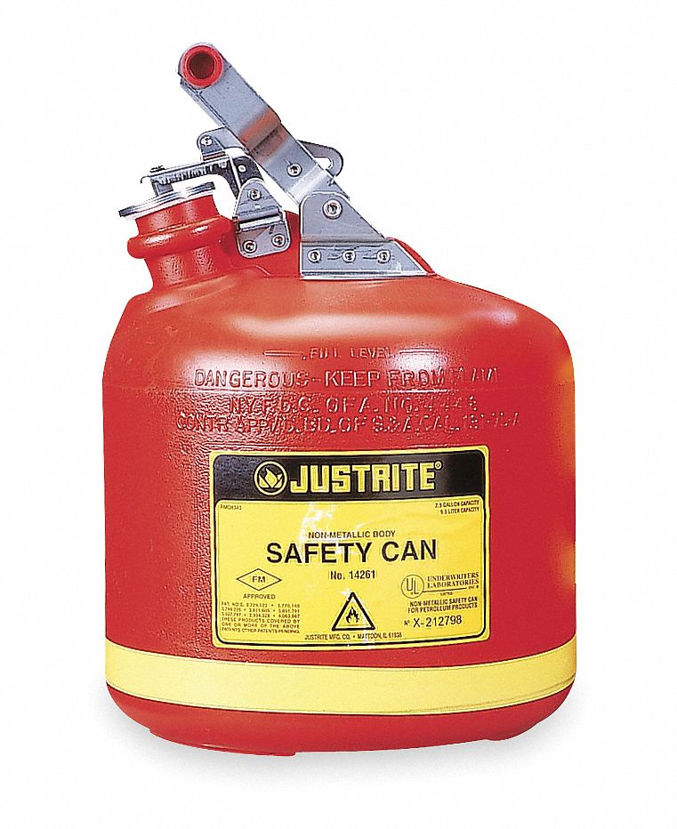 Type I Safety Can 2-1/2 gal Red