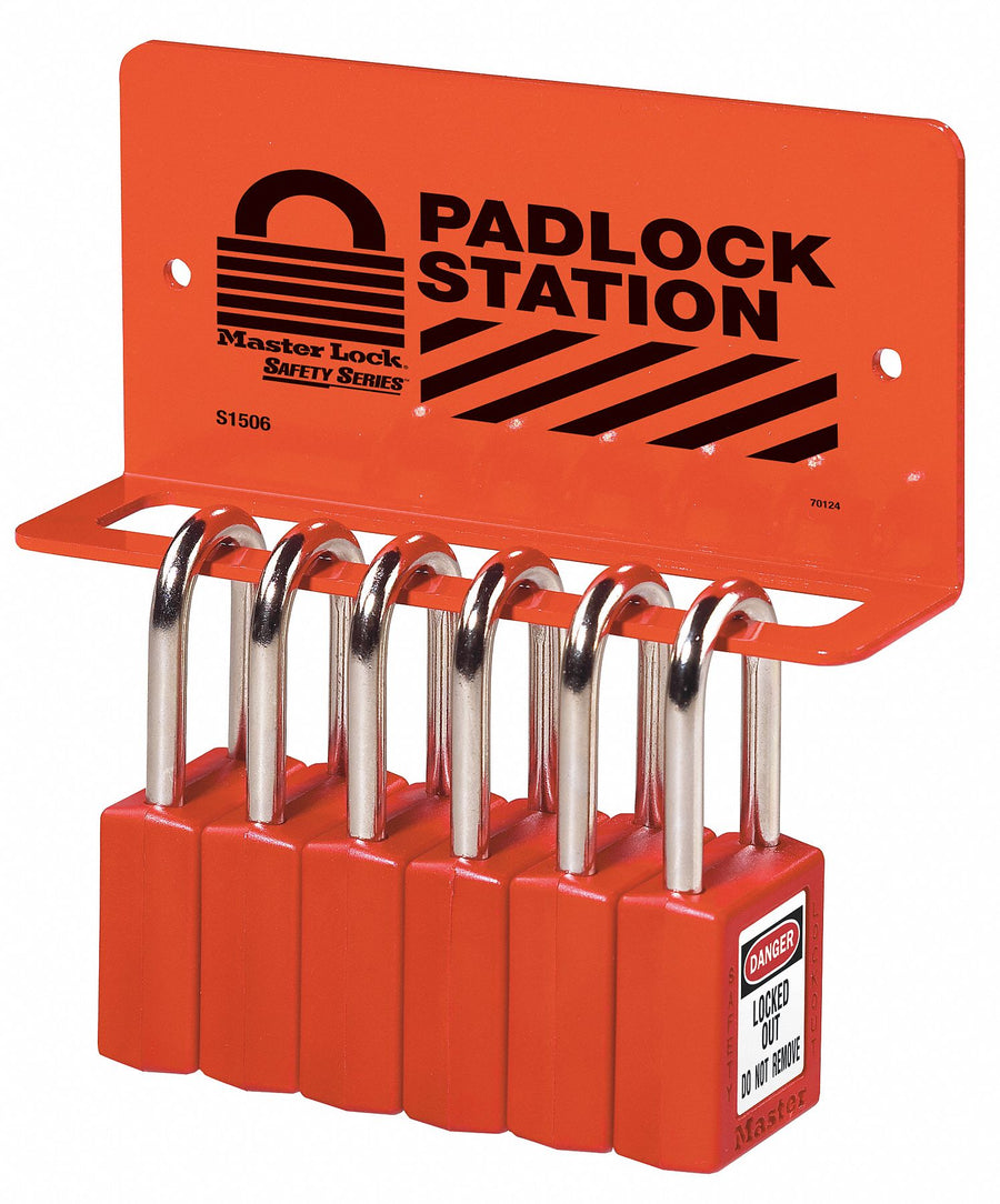 Padlock Station Unfilled 4 Components