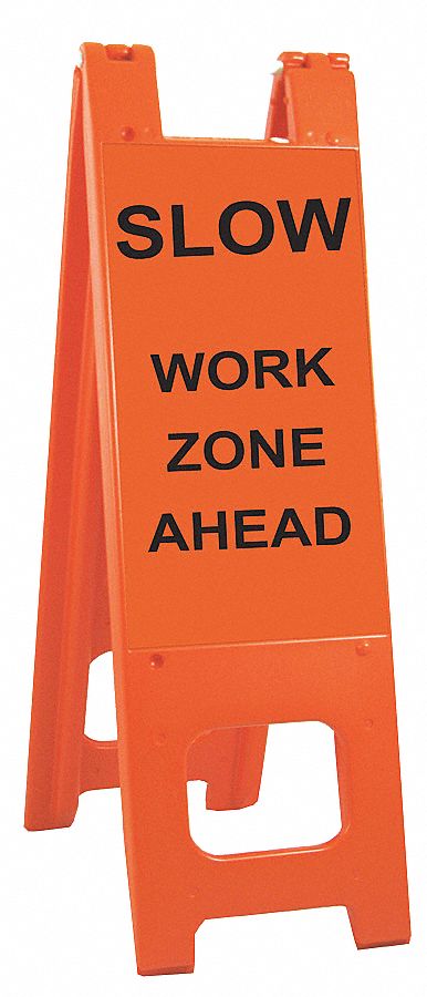 Barricade Orange 45 in H 13 in W