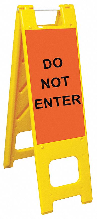 Barricade Yellow 45 in H