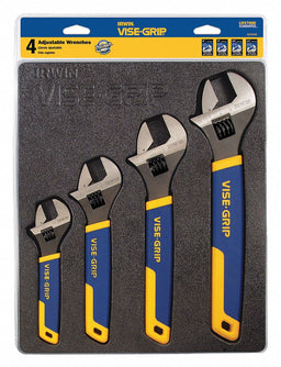 Adj. Wrench Sets Steel Chrome 6 to 12