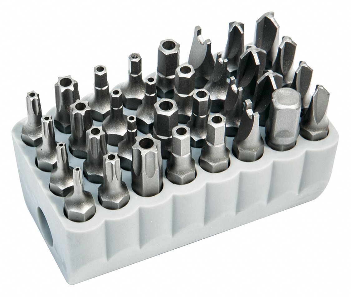 DriverBitSet 32pcs Steel Shank 1/4