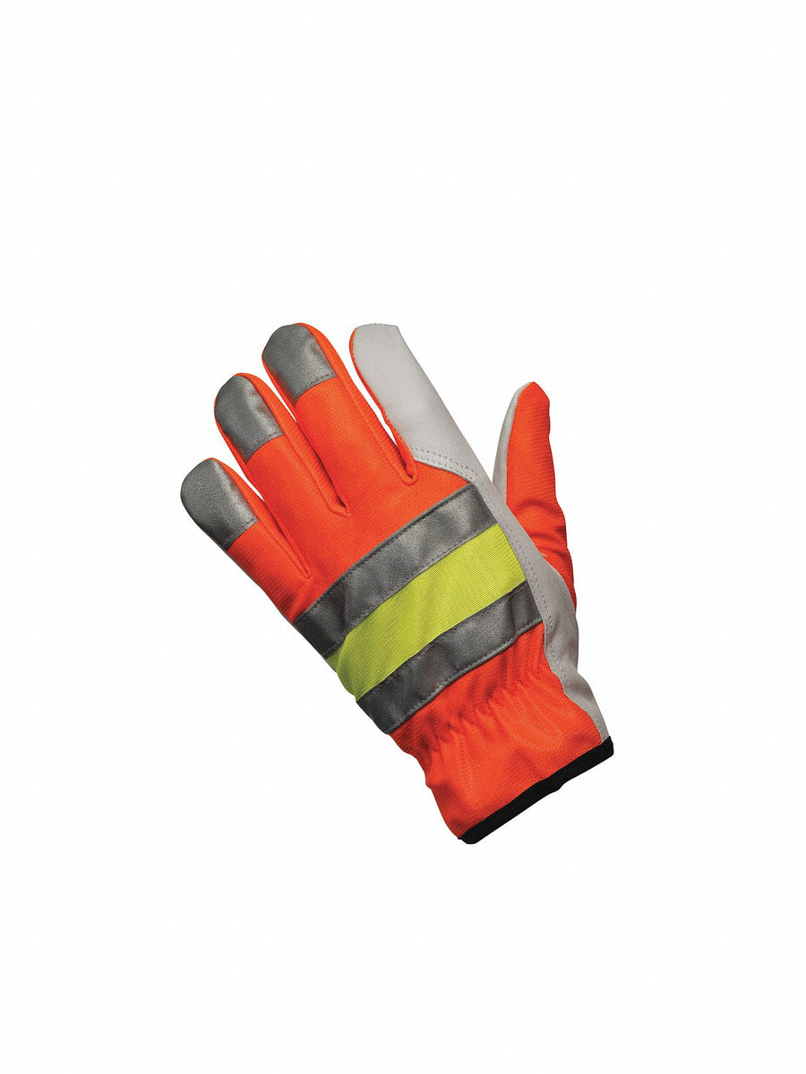 Leather Gloves White M PR