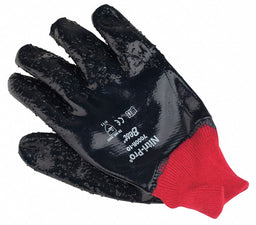 Coated Gloves Black/Red 10 PR