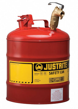 Type I Faucet Safety Can 5 gal Red