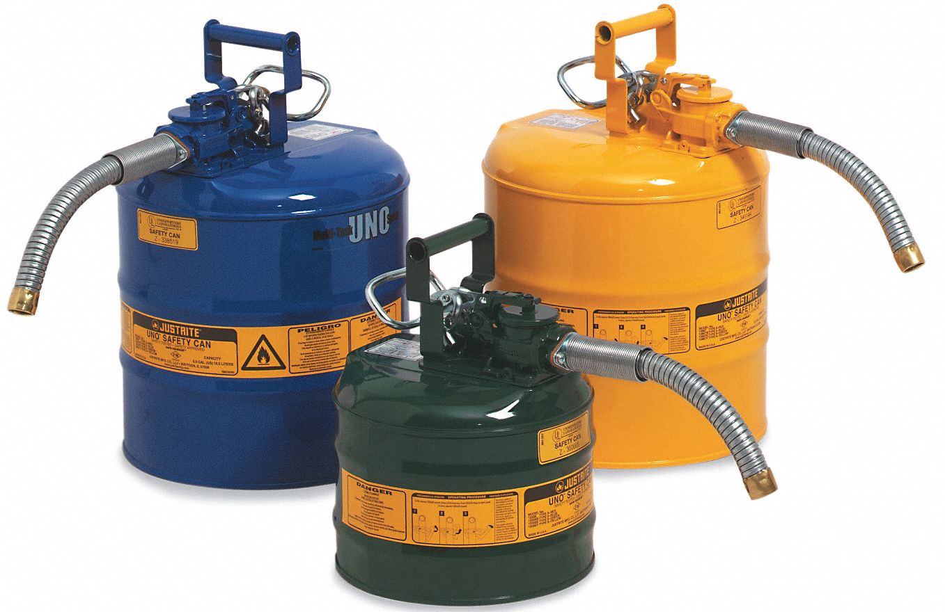 Type II Safety Can Blue 13-1/4 in H