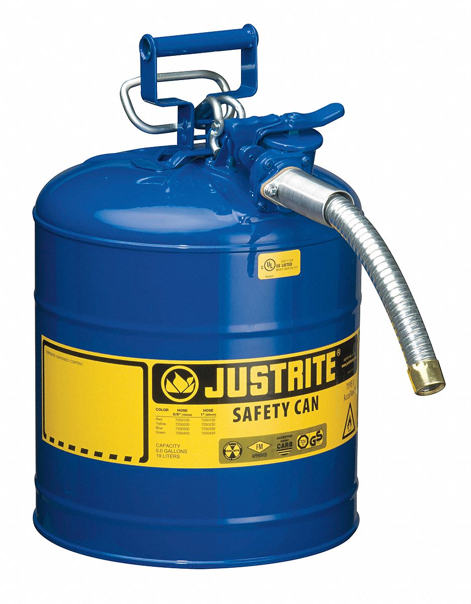 Type II Safety Can 17-1/2 in H Blue