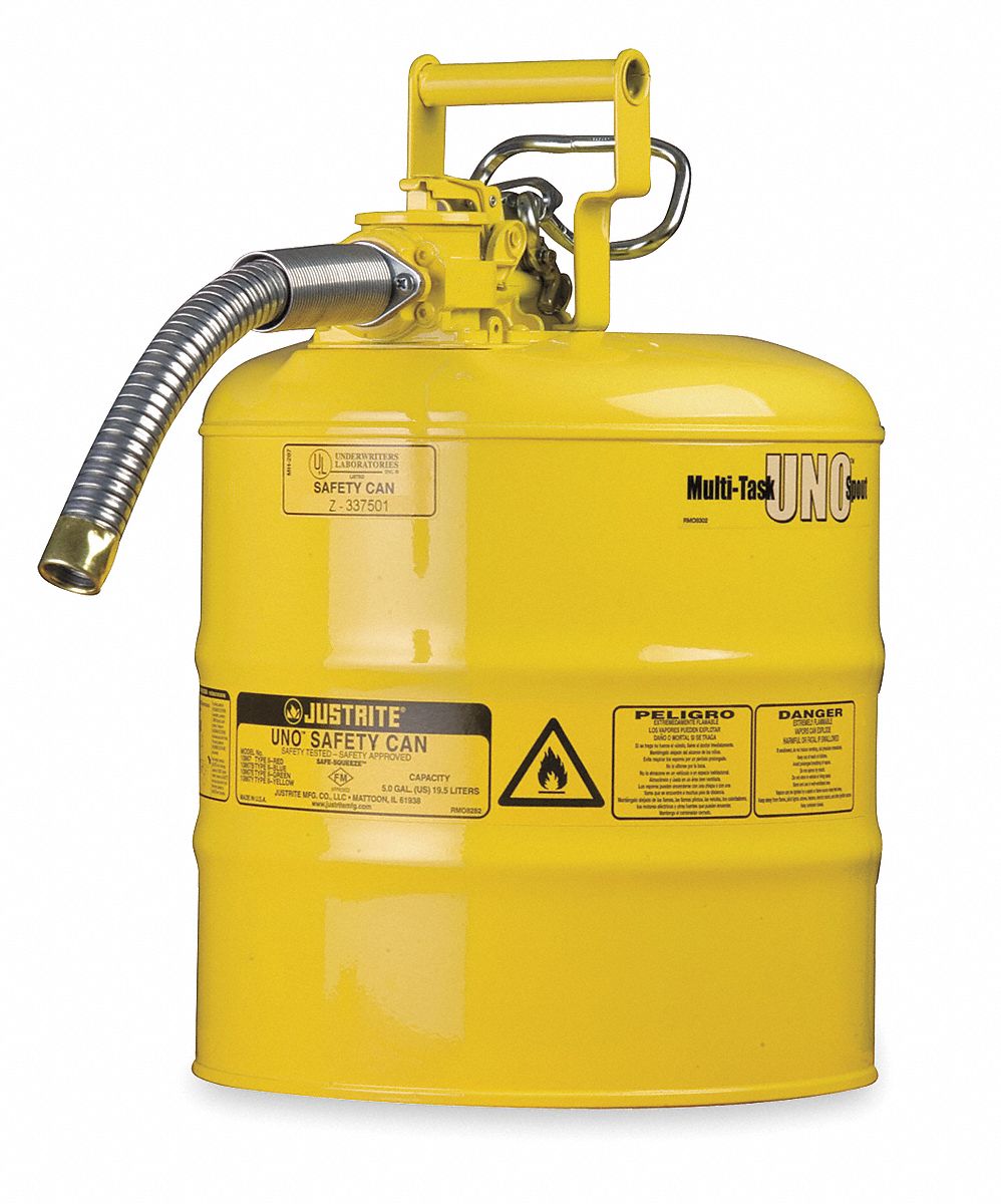 Type II Safety Can Yellow 13-1/4 in H