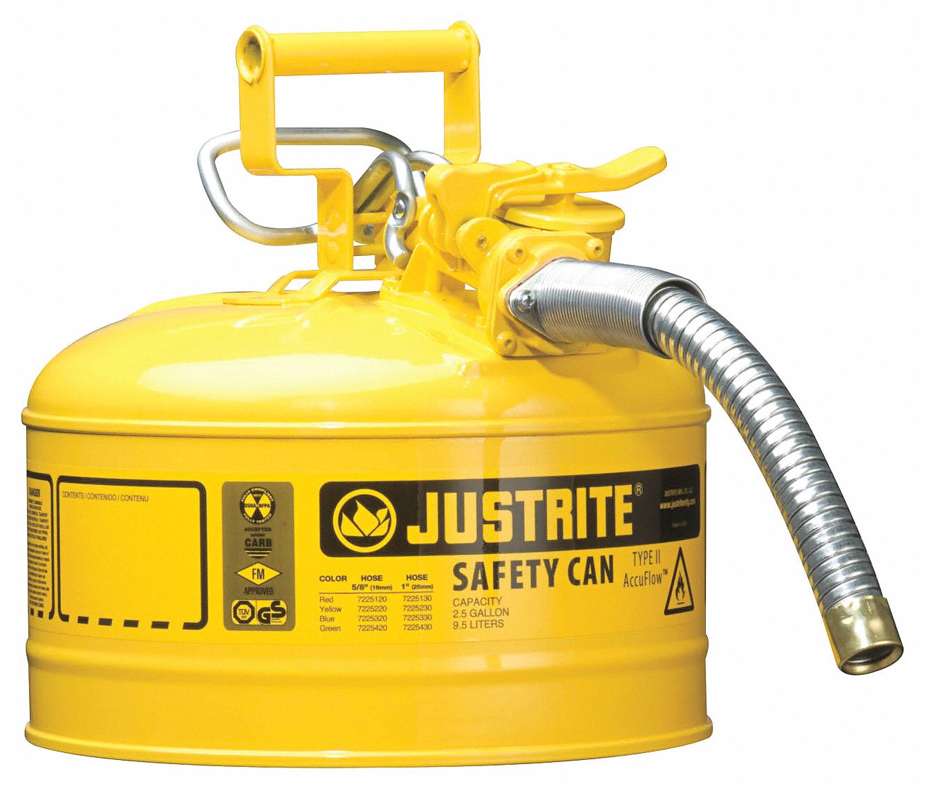 Type II Safety Can 12 in H Yellow